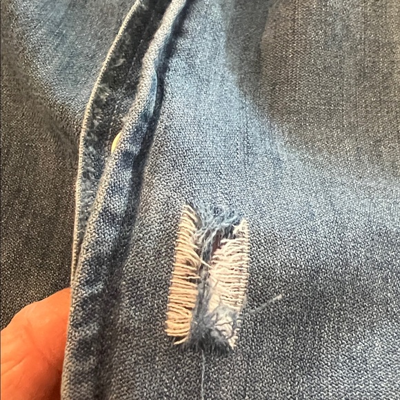 Frank & Eileen Eileen Famous Denim Shirt Sz Large - Picture 14 of 14